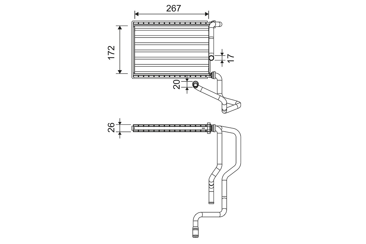 VALEO 811579 топлообменник,...